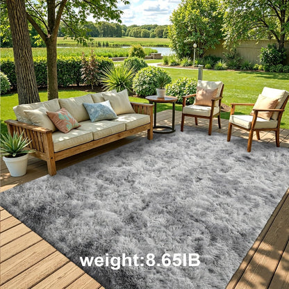 Fluffy Indoor Area Rug in Five Colors and Six Size Options for Living Room, Bedroom, Kitchen or Bathroom
