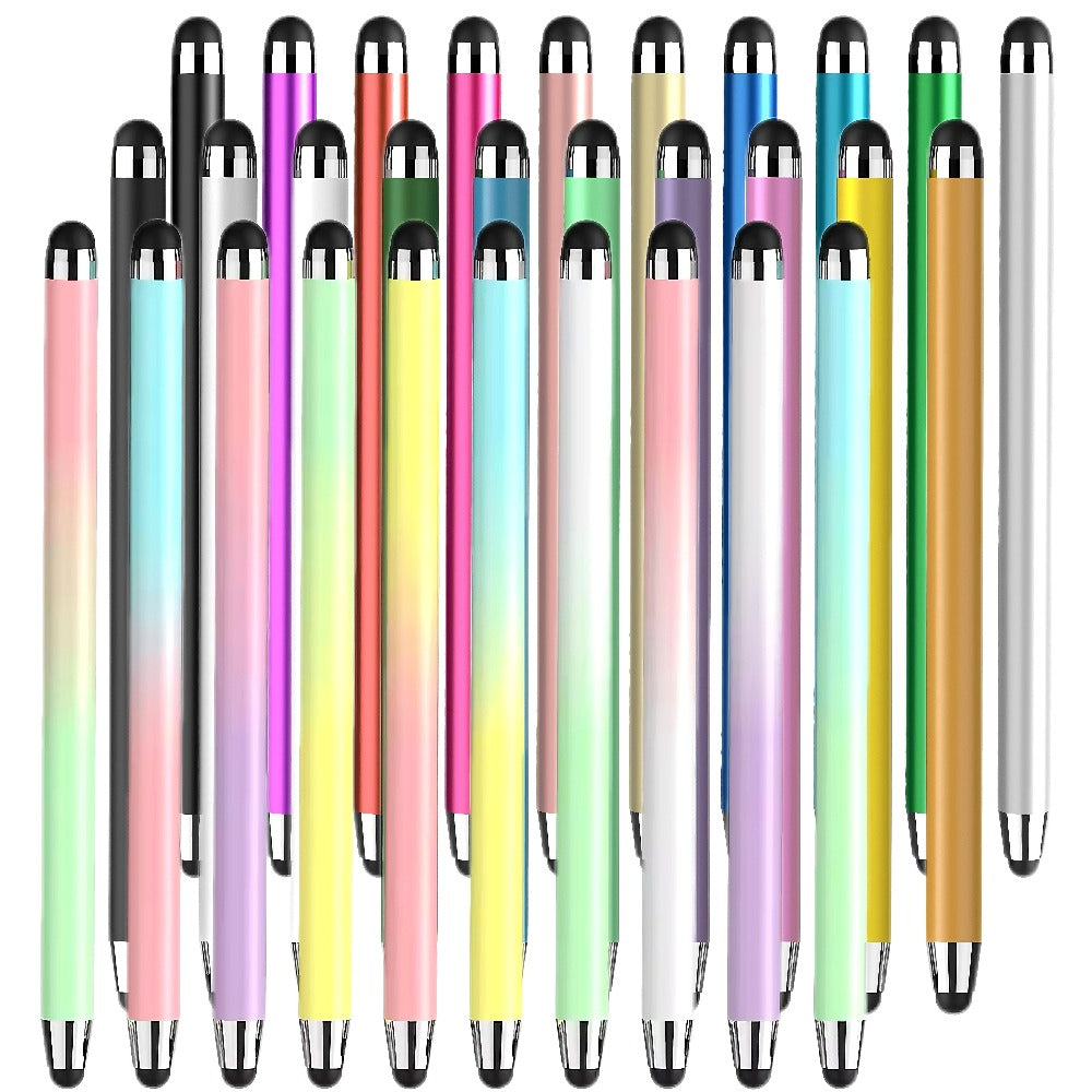 30-Piece Dual-Tip Stylus Pen Set for Capacitive Touchscreens with 60 Replacement Rubber Tips