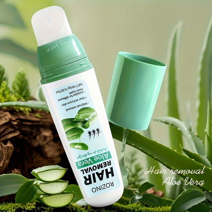Hair Removal Cream ROZINO 100g Aloe Vera and Squalane Tube with Carton for External Body Grooming