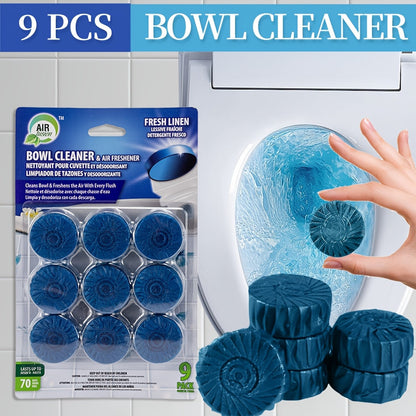 Mesh-Wrapped Toilet Bowl Cleaner Tablets in Fresh Linen, Lavender, Pine or Mixed 9- and 36-Pack Options