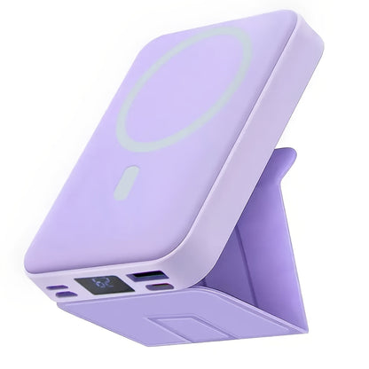 Magnetic Wireless Charger Pad W014 – Slim MagSafe-Compatible Fast Charging Stand for iPhone 16 15 14 13 12 Pro Max Plus & Qi-Enabled Devices, Portable Desktop Snap-On Wireless Charging Dock
