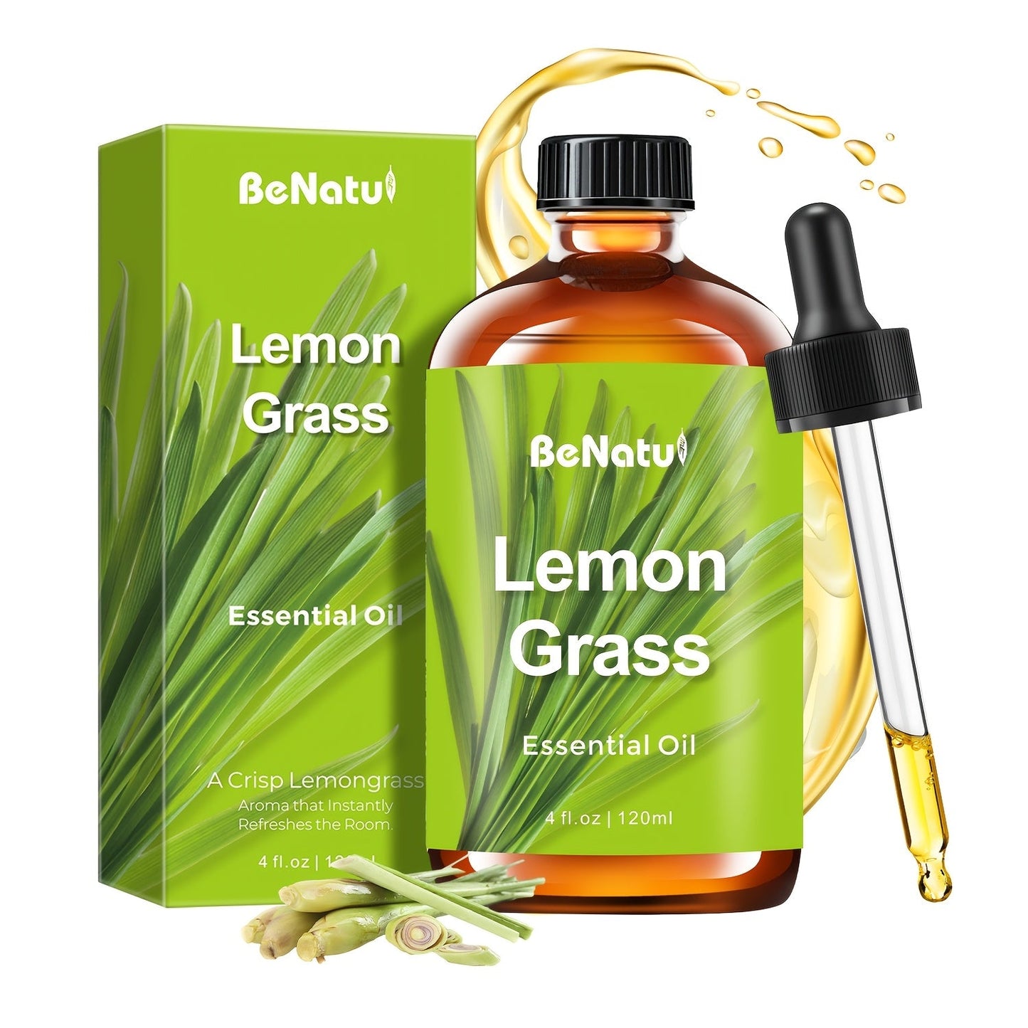 Essential Oil 120ml 4oz Pure Aromatherapy Oils for Diffuser Humidifier Candle Soap Making Lavender Peppermint Eucalyptus Frankincense Lemon Rosemary Lemongrass Vanilla Argan