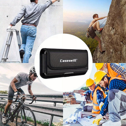 Phone Case Rotating Belt Clip Holster with Card Slot and Snap Closure for iPhone 16E and iPhone 17 Series