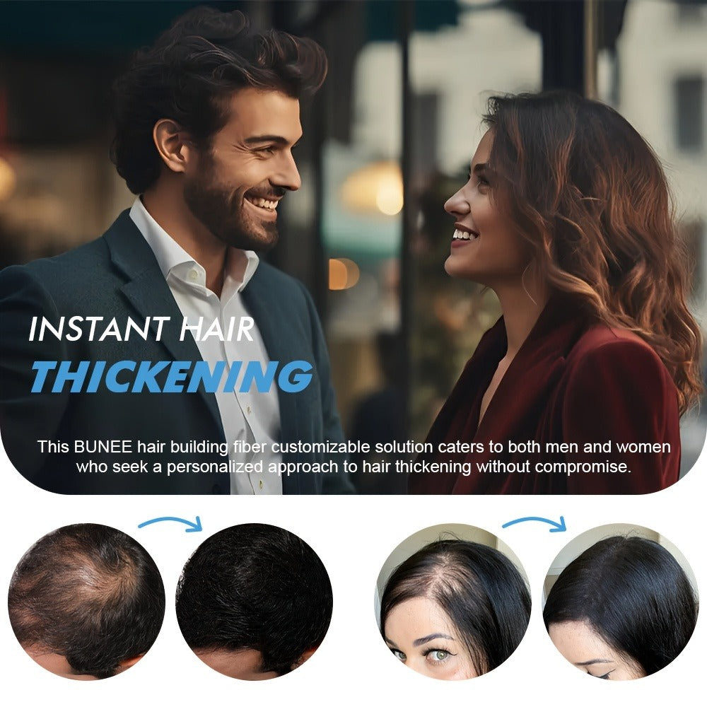 27.5-Gram Hair Fiber Powder in Seven Shades from Black and Brown to Blonde, Auburn and Gray