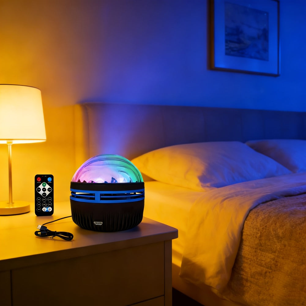 Star Projector Galaxy Night Light with Remote – Aurora Borealis LED Starry Sky Projector, 7 Lighting Effects for Bedroom, Camping, Wedding, Holiday Party & Home Decoration