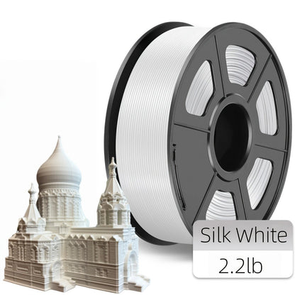 Ender 3 5 Neo PLA Filament 1.75mm 1kg 2.2LB High Gloss Low Warping – Black White Dual Tri Rainbow Multicolor Shiny Finish Smooth Extrusion for Creality & FDM 3D Printers