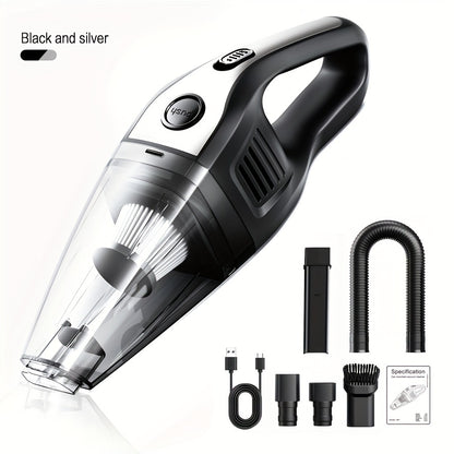 Wireless Car Vacuum Cleaner 5000PA - USB Charging, One-Click Dust Empty, 2000mAh Rechargeable, 40dB Low Noise, Portable Handheld Auto Vacuum for Cars, Home, Office & Pet Hair, 6 Colors