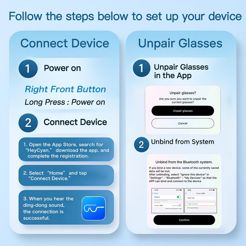 Smart Glasses 8MP Camera Eyewear with Photochromic Lenses, Translation, Object Recognition and Bluetooth Audio