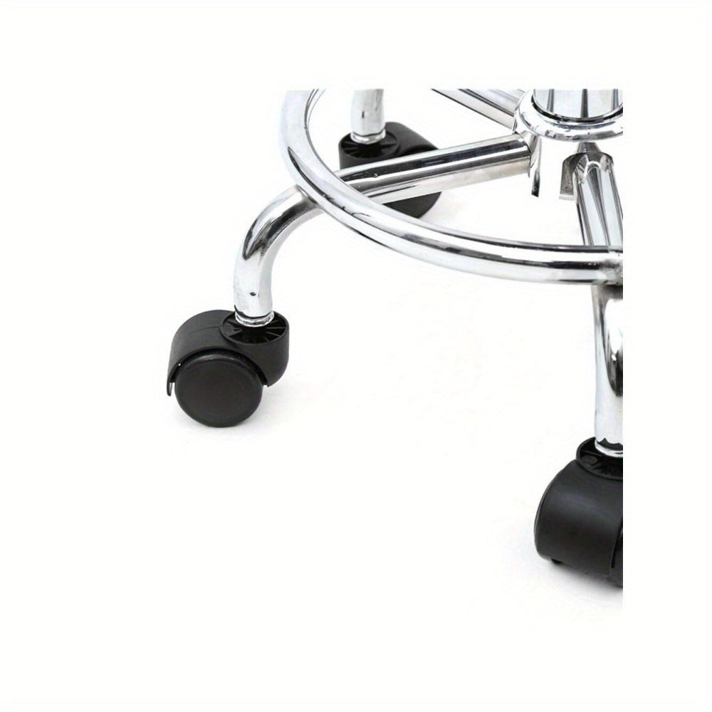 Adjustable Height Bar Stool with Backrest & 360° Swivel - Modern Counter Stool Rotating Chair for Kitchen