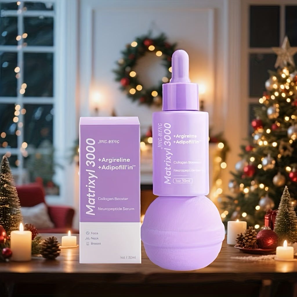 Face Serum with Matrixyl 3000, Argireline, Adipofillin and Anigozanthos Extract in a 1 oz Dropper Bottle