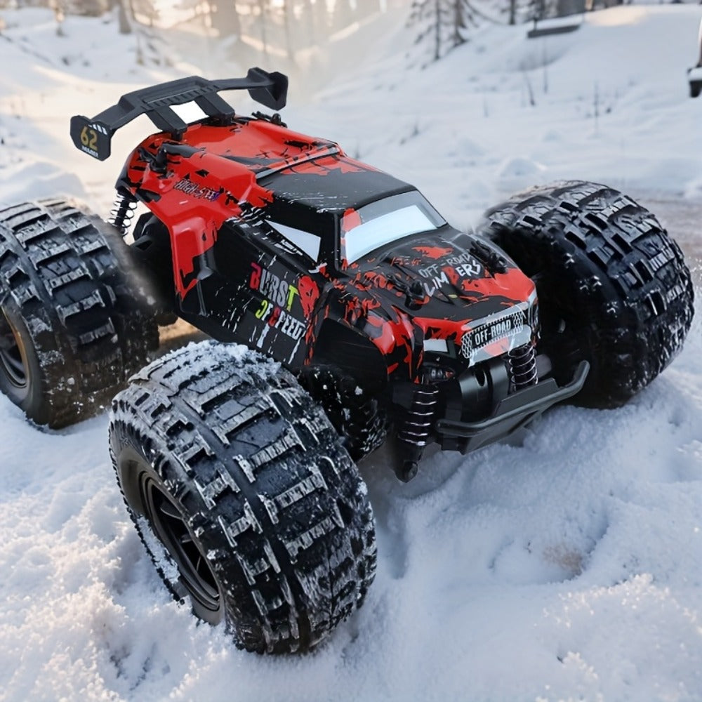 Remote Control Car, 4WD Climbing and Drift Truck with Full-Proportional Control, Mixed Color Body and Large Tires