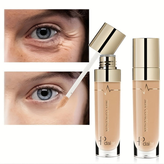 Under Eye Concealer 2PCS Set - Dark Circles & Wrinkle Coverage Waterproof Long-Lasting Liquid Concealer Stick with Plant Squalane Moisturizing Formula for Women All Skin Types
