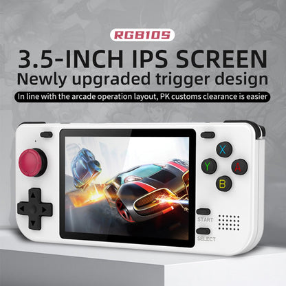 Handheld Game Console Powkiddy RGB10S with 3.5-Inch IPS, 480x320 resolution, 64GB, 128GB or 256GB Options, 3000mAh Battery