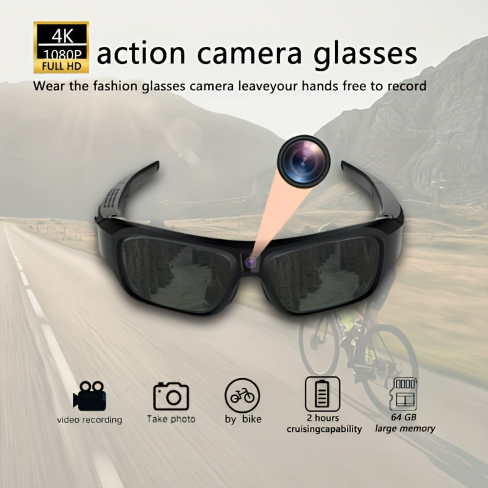 Dark-Lens Camera Glasses with A31, A33 and S36 Frame Models and Optional 64GB Card Bundles