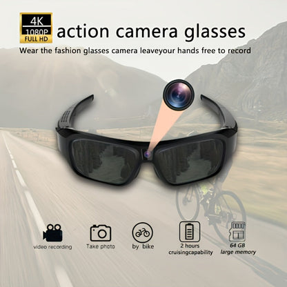 Dark-Lens Camera Glasses with A31, A33 and S36 Frame Models and Optional 64GB Card Bundles