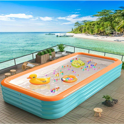 Inflatable Pool | Large Family Backyard Outdoor Summer Party Kids