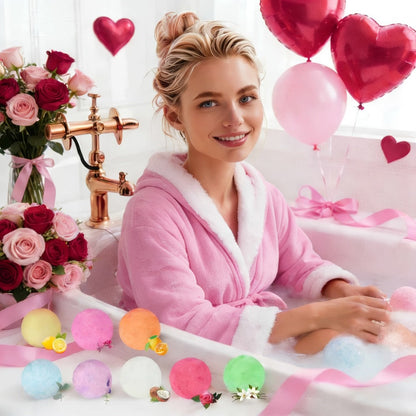 Bath Bombs Gift Set 24 Pcs Handmade Bubble Bath Fizzes with Essential Oils — Moisturizing Spa Bath Bombs for Women Birthday Christmas Valentine Anniversary Gift for Wife Girlfriend Mom Sister