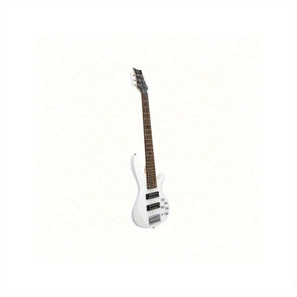 Electric Bass Guitar, Adjustable, 44 Inch, White, Inch, GIB for Lessons and Practice detail image - detail view 9