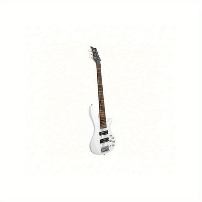 Electric Bass Guitar, Adjustable, 44 Inch, White, Inch, GIB for Lessons and Practice detail image - detail view 9