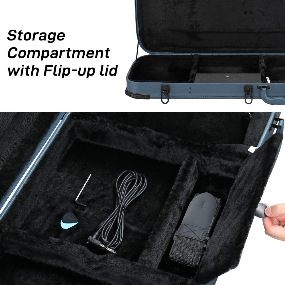 Electric Guitar, 101.5cm, 106cm, Square, Hard, Case for Lessons and Practice detail image - detail view 13