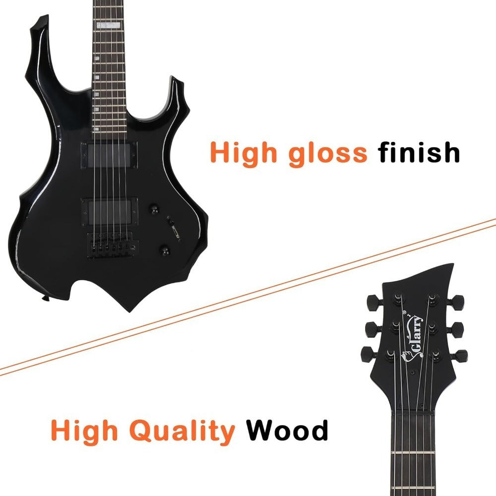 Electric Guitar, Adjustable, Portable, Amp, Set, Black for Lessons and Practice detail image - detail view 8