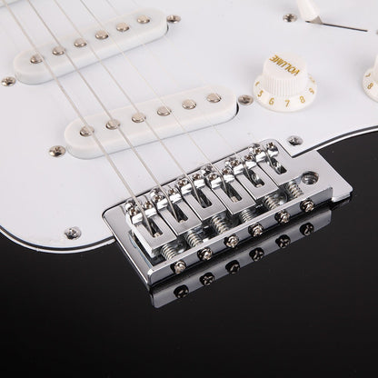 Electric Guitar, Adjustable, Rosewood, Fingerboard, Black for Lessons and Practice detail image - detail view 15