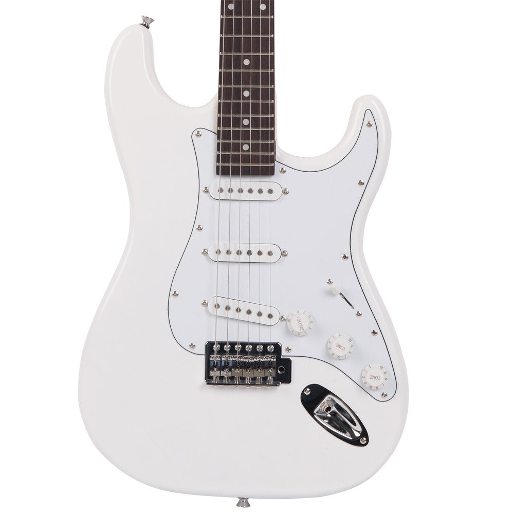 Electric Guitar, Adjustable, Rosewood, Fingerboard, Black for Lessons and Practice detail image