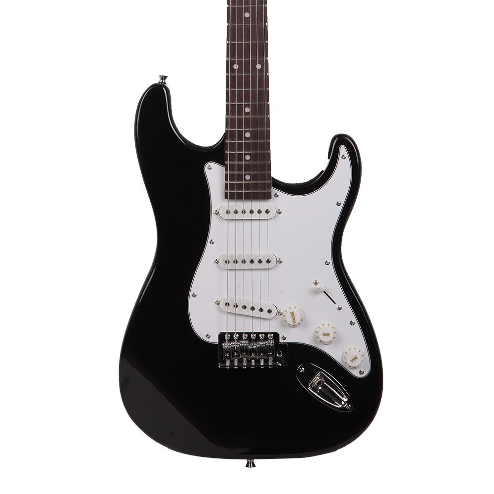 Electric Guitar, Adjustable, Rosewood, Fingerboard, Black for Lessons and Practice detail image - detail view 7