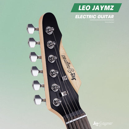 Electric Guitar, Full Size, 39 Inch, Leo, Jaymz, Inch for Lessons and Practice detail image - detail view 7