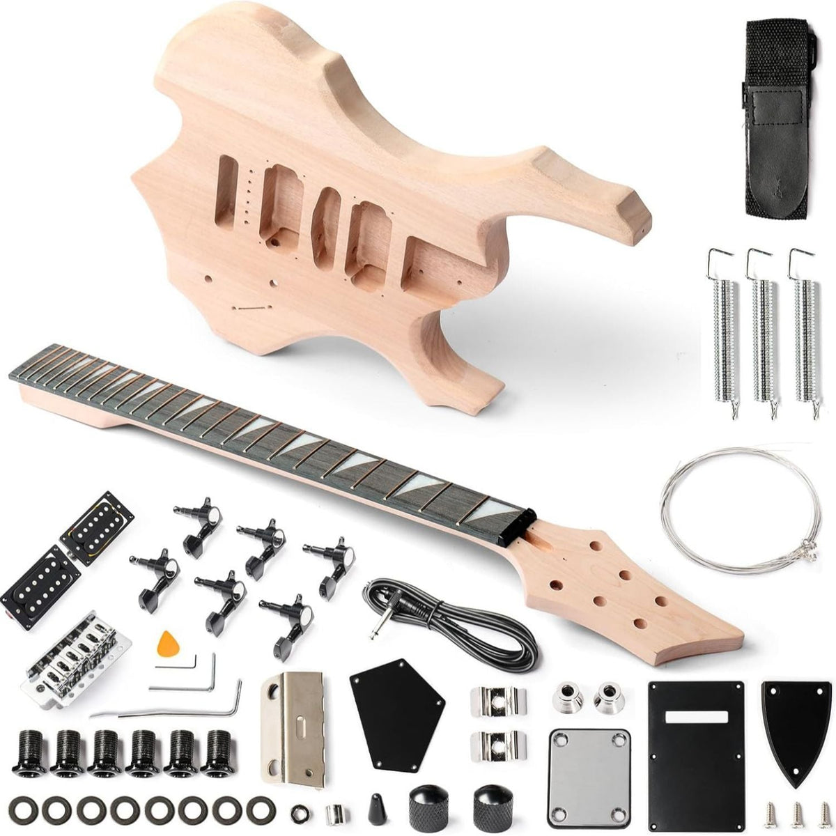 Electric Guitar shown in the Burning Fire option