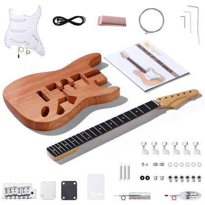 Electric Guitar shown in the DIY AST Paulownia option