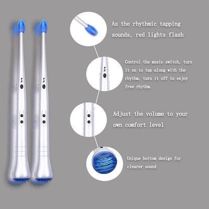Electronic Air Drumsticks with Sound shown in the 2-Piece Set option
