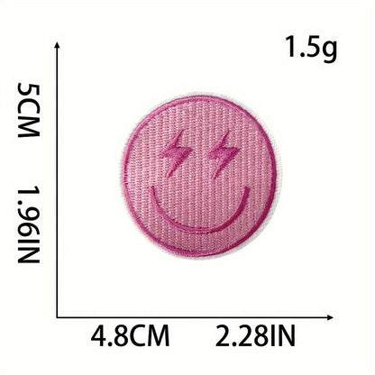 Embroidered Patch - Iron-On Patches Set of 20 - Y2K Aesthetic Cute Appliques for Jackets - product detail view 6