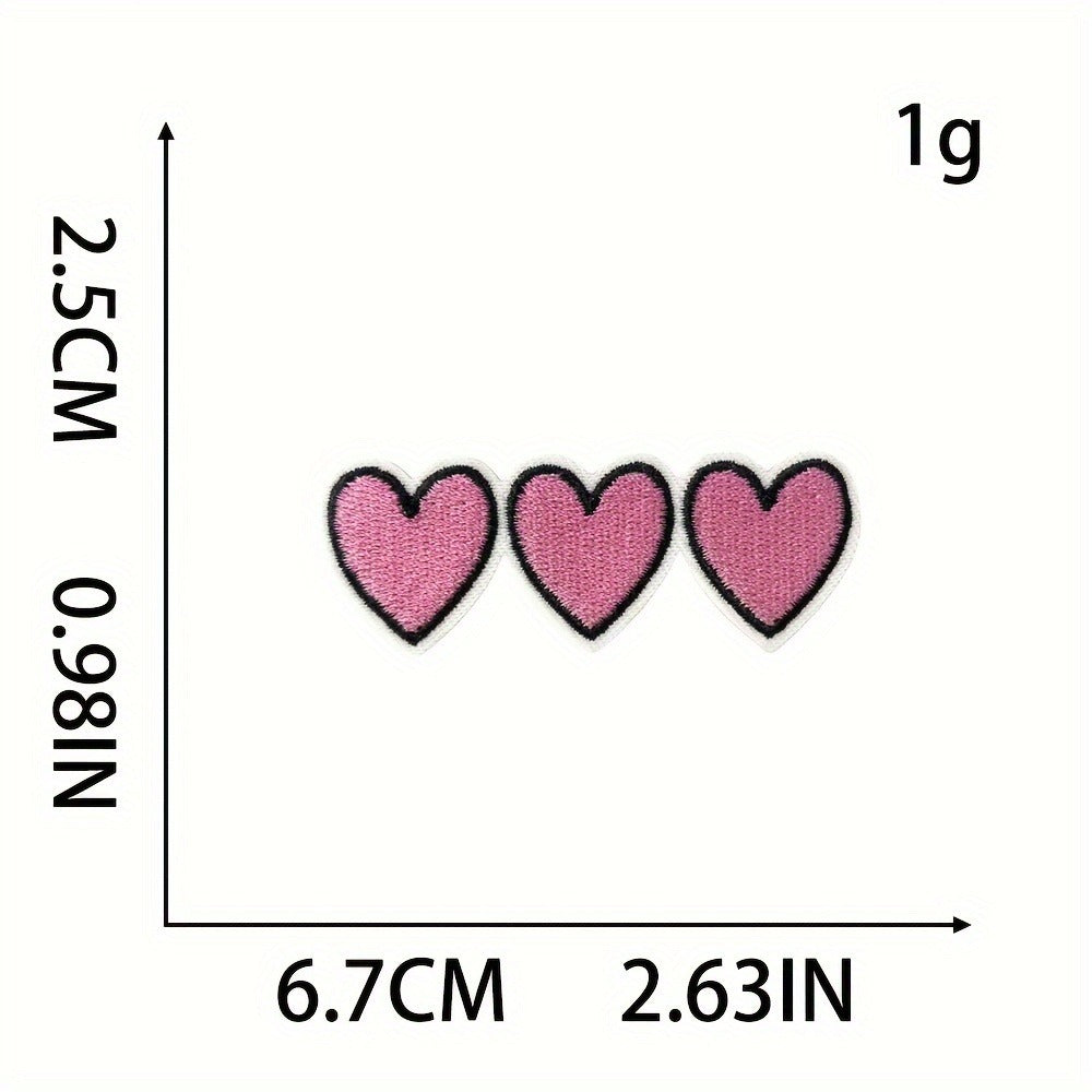 Embroidered Patch - Iron-On Patches Set of 20 - Y2K Aesthetic Cute Appliques for Jackets - product detail view 7