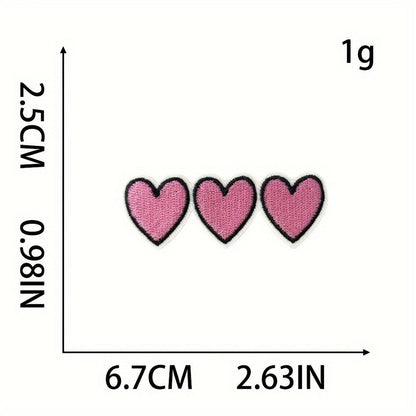 Embroidered Patch - Iron-On Patches Set of 20 - Y2K Aesthetic Cute Appliques for Jackets - product detail view 7