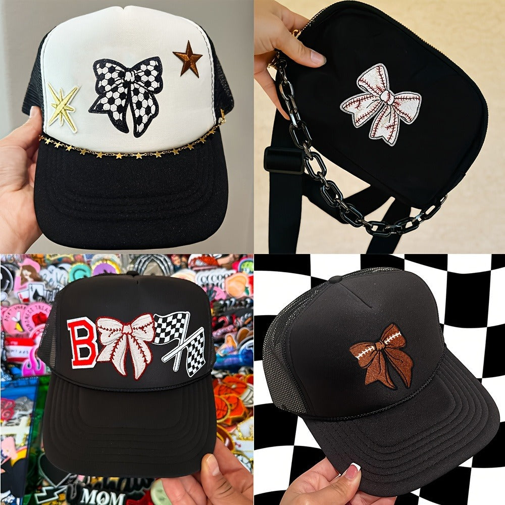Embroidered Patch - Patches Set of 10 - Sports Bow Baseball Football Rugby Iron-On Sew-On - product detail view 10