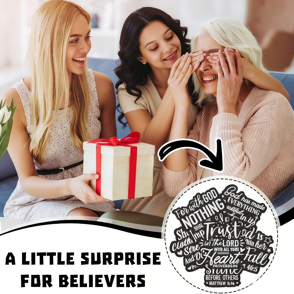 Embroidered Patch - Patches Set of 8 - Christian Bible Faith Verse Iron-On Sew-On Patches for - product detail view 6