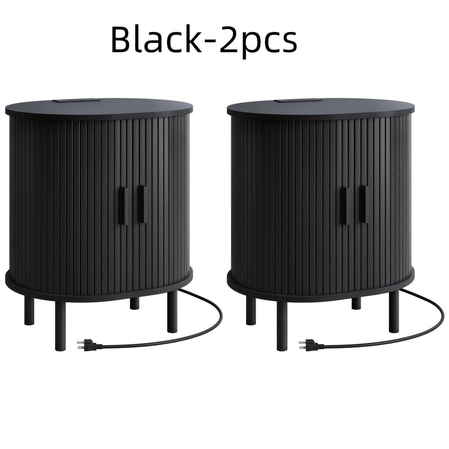 End Table shown in the Black-2pcs option
