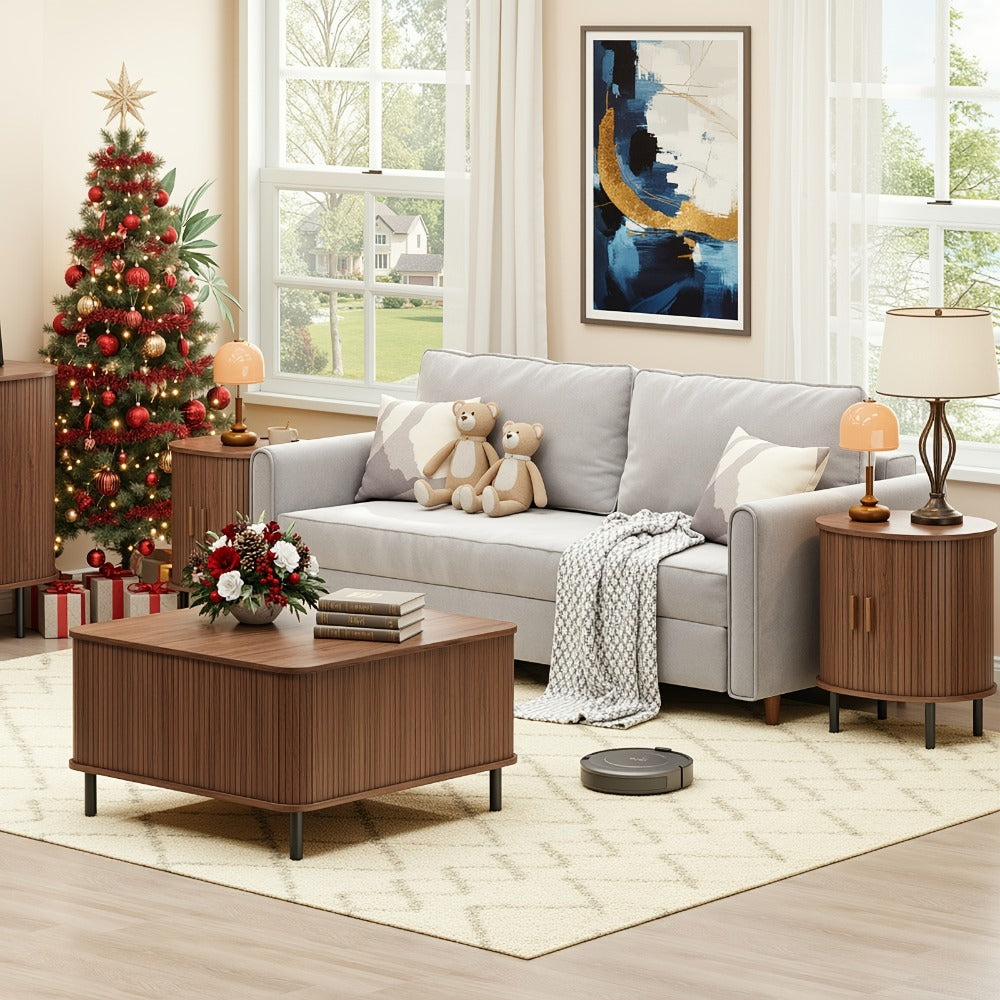 End Table with Charging Station for Work, Display, and Everyday Use in Living Room detail image - detail view 15