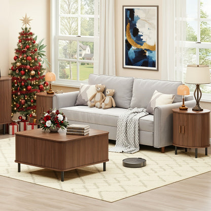 End Table with Charging Station for Work, Display, and Everyday Use in Living Room detail image - detail view 15