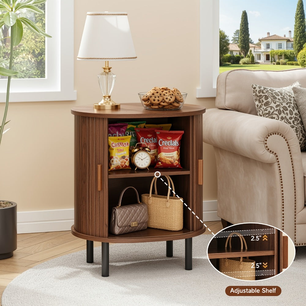 End Table with Charging Station for Work, Display, and Everyday Use in Living Room detail image - detail view 16