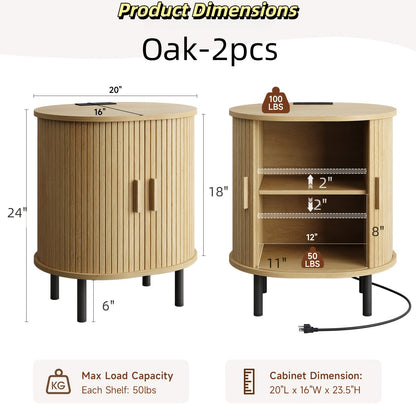 End Table shown in the Oak-2pcs option