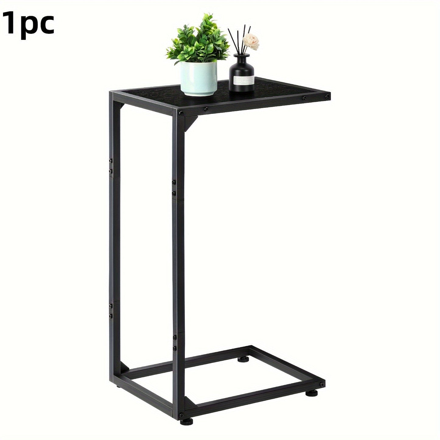 End Table shown in the 1pc-Black-without bag&charging option