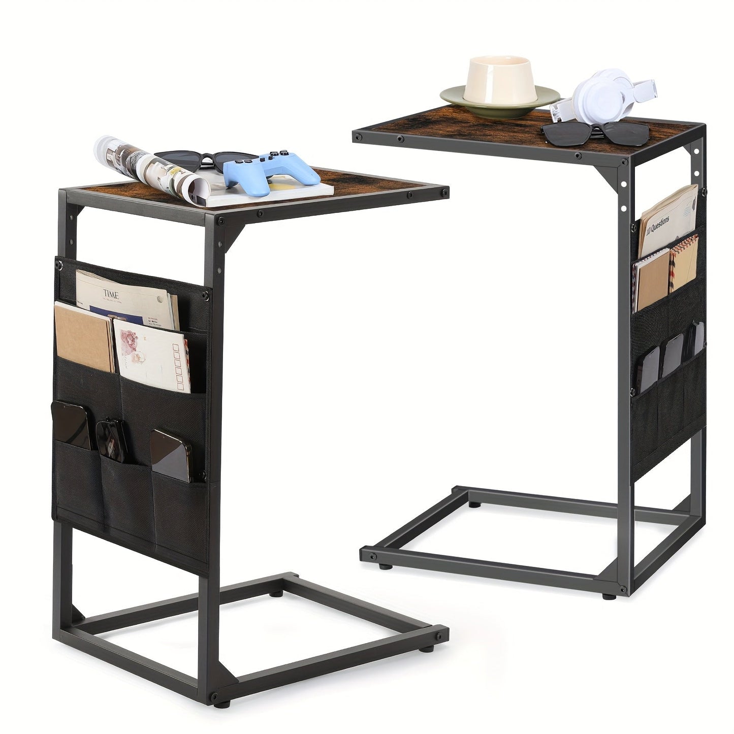 End Table shown in the 2pcs-Brown-With Bags option