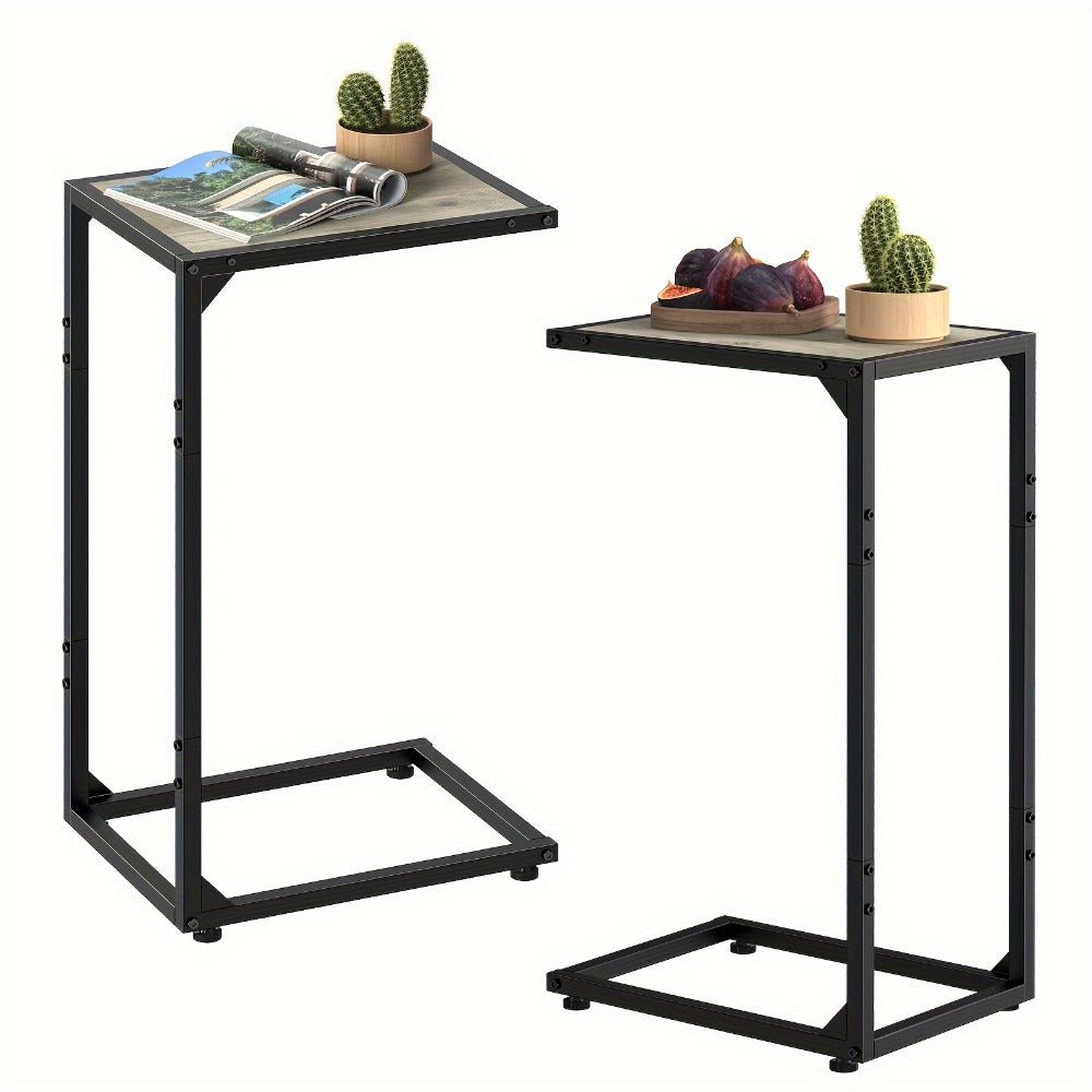 End Table with Storage Bag, Bedside Side Table for Living Room detail image - detail view 21