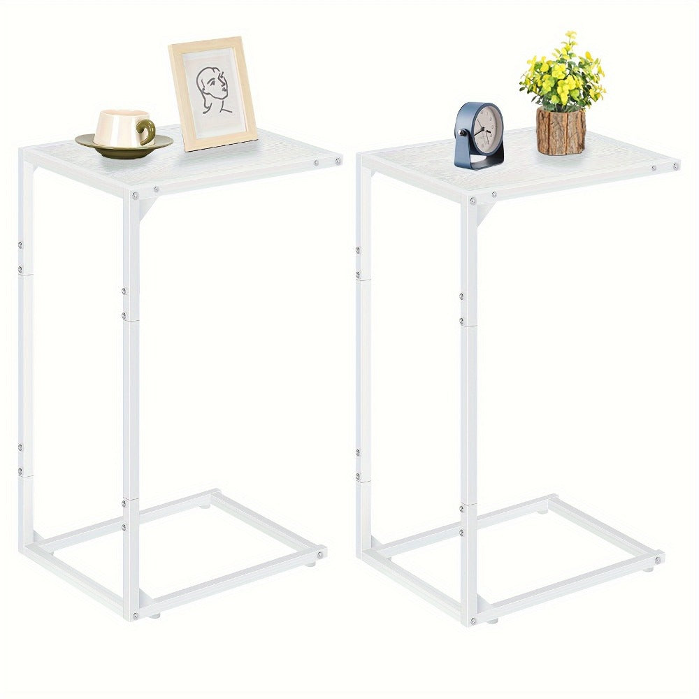 End Table with Storage Bag, Bedside Side Table for Living Room detail image - detail view 7