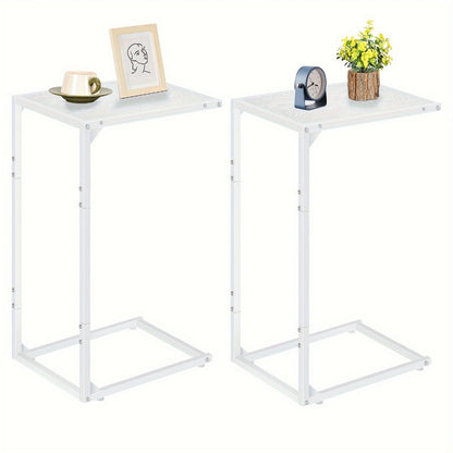 End Table with Storage Bag, Bedside Side Table for Living Room detail image - detail view 7