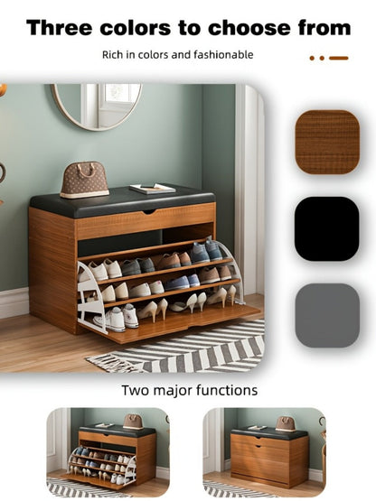 Entryway Bench with Padded Seat for Comfortable Everyday Seating detail image - detail view 14