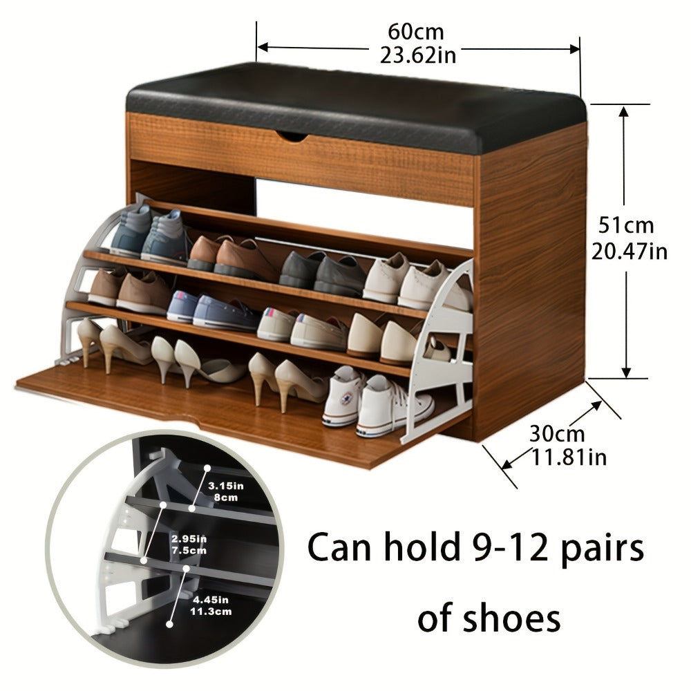 Entryway Bench with Padded Seat for Comfortable Everyday Seating detail image - detail view 17