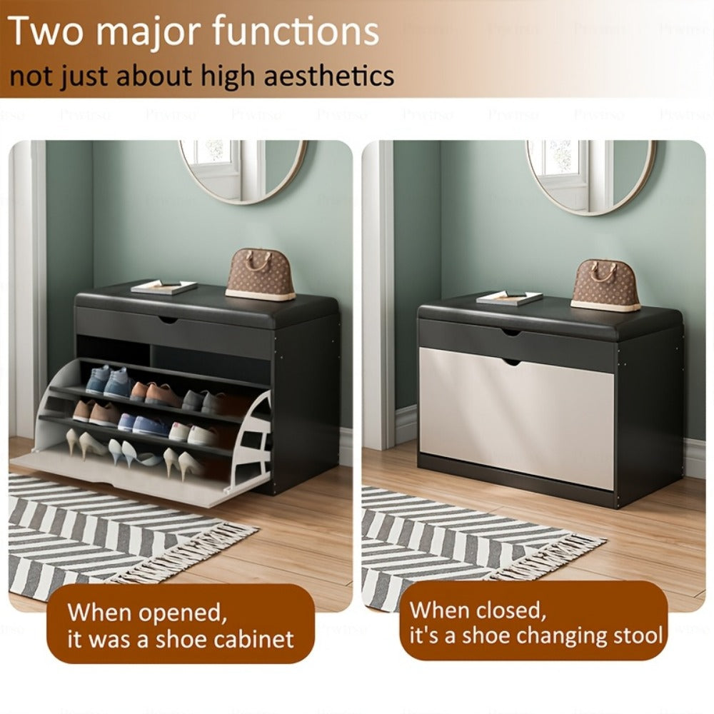 Entryway Bench with Padded Seat for Comfortable Everyday Seating detail image - detail view 6